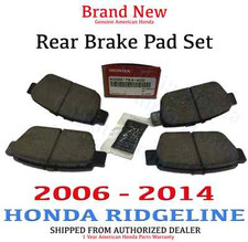 2006- 2014 Honda RIDGELINE Genuine Factory OEM Rear Brake Pads   (43022-TK4-A02)