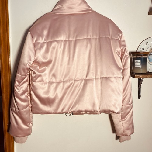 Bagatelle Heritage Light pink Short Puffer Jacket. Size Large Cost $130 New - Picture 3 of 11