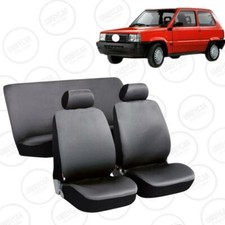 COPRISEDILI FIAT PANDA 1980>2003 SEDILE FODERE IN COTONE GRIGIO YOUNG 750 HOBBY