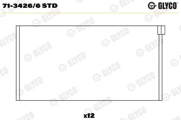 Glyco Pleuellager Passend FüR Porsche 911 71-3426/6 STD-image