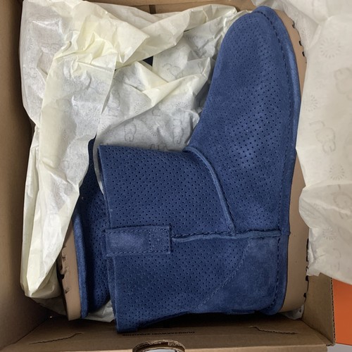 UGG Women's Classic Unlined Mini Perf Boots 1016852W MRI Navy Blue, Size: 5 - Picture 2 of 12