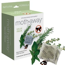 Richards Homewares Moth Away Herbal Non Toxic Natural Moth Repellent