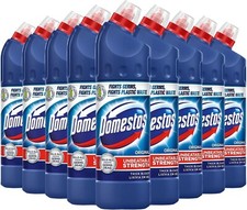 Domestos Blue Original Toilet Bleach Box of 9 x 750ml Bulk Toilet Cleaner 3.26 per litre