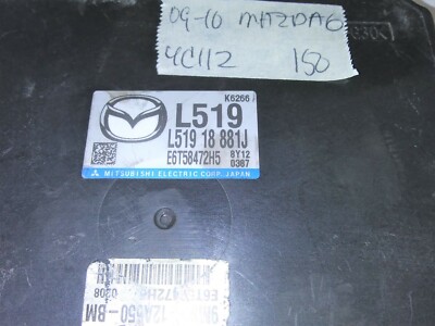 L519 18 881J ecm ecu computer 2009-2010 Mazda 6 Mazda6 | eBay