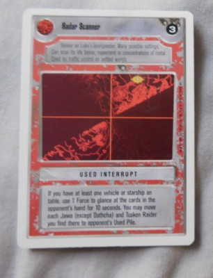 Radar Scanner Star Wars CCG - Premiere WB TCG Deciphe
