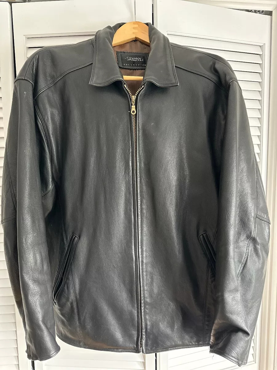 Saxony leather hotsell jacket