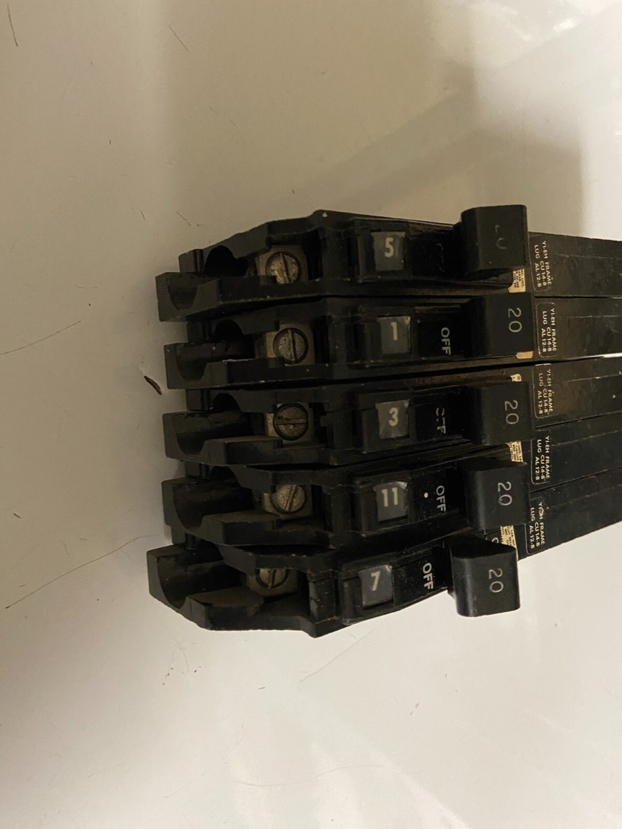 y1b120 Square D YI-EH Frame 20 Amp 1 Pole 277V Circuit