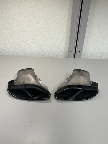 OEM Mercedes x253 GLC45 Exhaust Tips AMG A0004900727 A0004900827 left right set