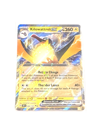 Kilowattrel ex 68/191 Double Rare Holo Surging Sparks POKEMON TCG SSP ENGLISH