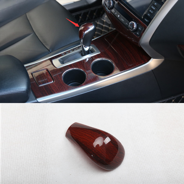 FOR Nissan Teana Altima 20132018 Wood grain car interior Gear shift