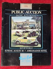 1965 Auction Catalog Pacific Auto Rental MovieWorld