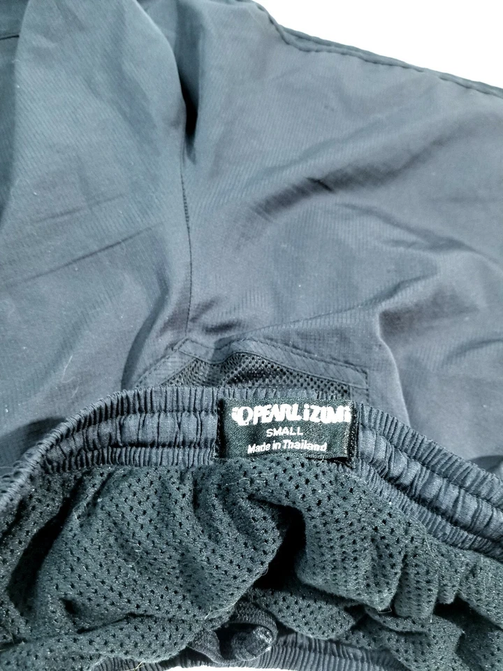 Pantalones cortos para correr Pearl Izumi para mujer negros talla S bolsillo trasero con cremallera: AA Foto 3 de 3