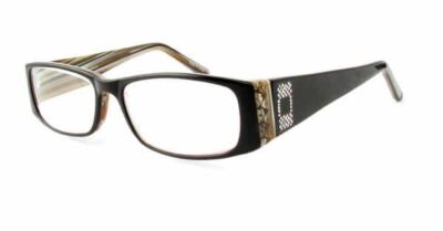 Calabria 852 Women's Designer Reading Glasses Exotic Handmade Acetate w/Crystals