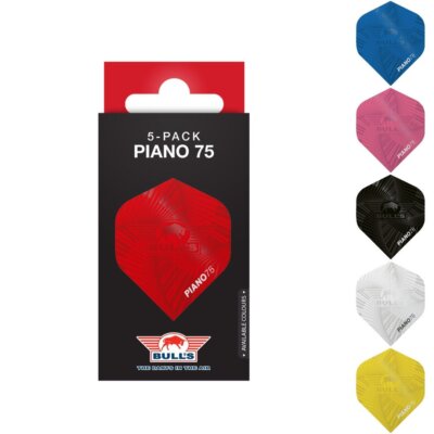 Bull´s NL Piano 75 5-Pack Dartflight 15 Flights 2024 Dartflights Darts Bulls NL