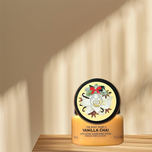 The Body Shop Vanilla Chai Limited Edition 10.5 Ounces Exfoliating Sugar Scrub - Picture 5 of 6