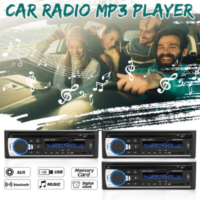 BLUETOOTH AUTORADIO MIT FREISPRECHEINRICHTUNG USB AUX SD MP3 Fernbedienung 1 DIN