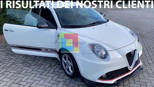 SPOILER UNTERFAHRSCHUTZ VORNE FÜR ALFA ROMEO MITO ABS SCHWARZ SPLITTER - Bild 7 von 20