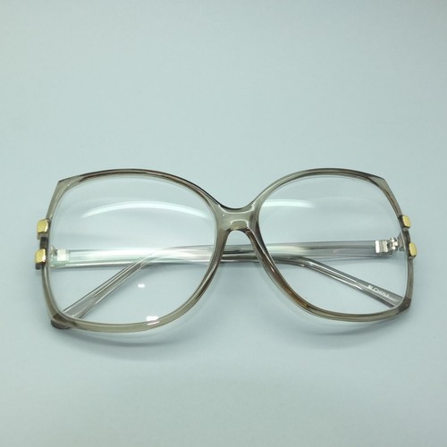 Big Glamour Statement Polished Smoke Gray Frame Reading Glasses +2.50 Strength - Picture 4 of 4