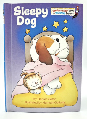VTG VGUC Sleepy Dog (Step into Reading) by Harriet Ziefert 1984 Picture Book
