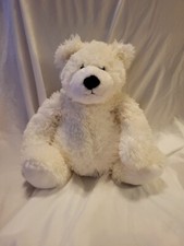 Vintage Animal Alley White Polar Bear Plush 14" Stuffed HTF Toys R Us