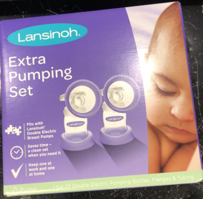 Lansinoh Extra Pumping Set Compatible with Double Electric Breast Pump Sealed