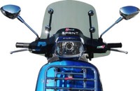 Windschutzscheibe Faco Niedrig Fume 'Mit Erweiterung Vespa Piaggio Sprint 50 125