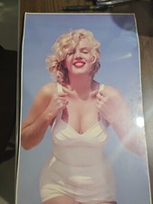 Portal Publications “MARILYN MONROE” Full Body Beach Poster 36x12 Sam Shaw RARE