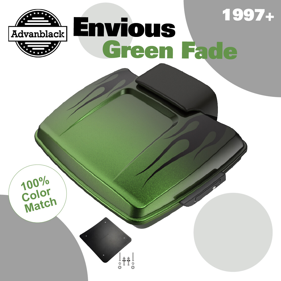 Advanblak Envious Green Fade Rushmore Razor Tour Pak Pack For 97+