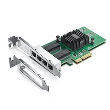 For Intel I350T4 1G Network Adapter Quad Port Ethernet Server Adapter PCIe X4