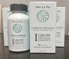 AUTHENTIC! Hair La Vie Clinical Formula Hair Vitamin Grow Strength Rejuvenate 90