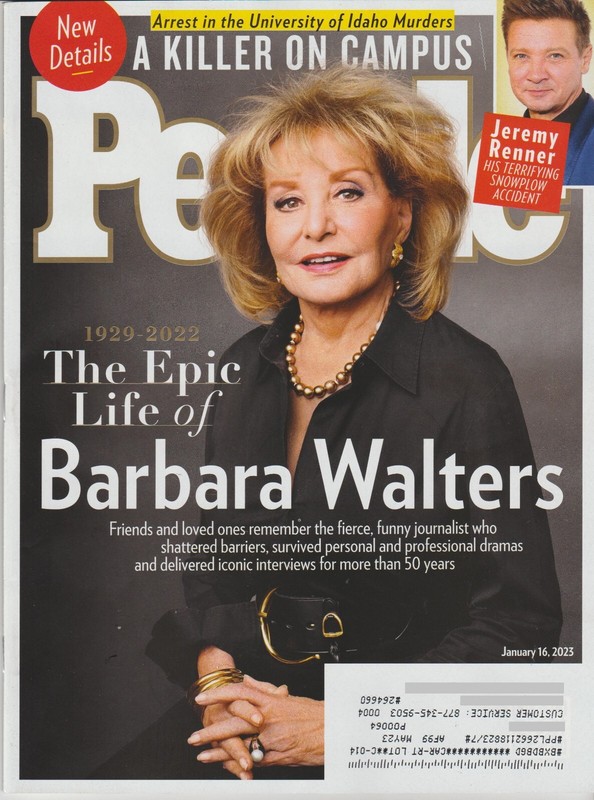 People Barbara Walters Jeremy Renner University of Idaho Murder January 16, 2023