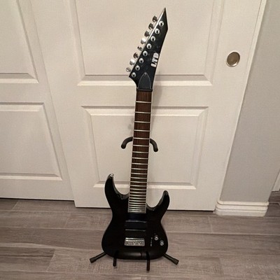 ESP 8 String Black Solid Body Electric Guitar Right-Handed