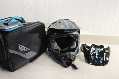 Fly Racing Formula S Carbon MX Helmet Black/Blue Size Medium 0505 BR1