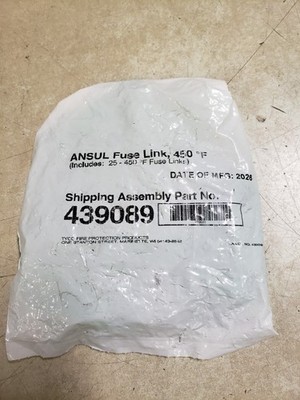 x25 - Ansul/Pyro Chem Fuse Link 439089 K/SL Style Fusible Links 450° Green