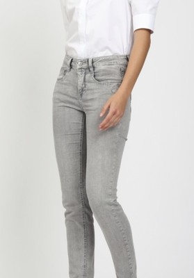 GANG 135262-538-7112 AMELIE Jeans Denim relaxed fit grau, Gr 29 super leicht 