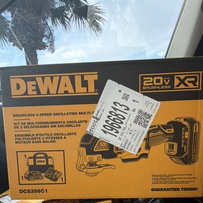 DEWALT DCS356C1 XR 20V Brushless Variable Speed Oscillating Tool Kit Li-Ion