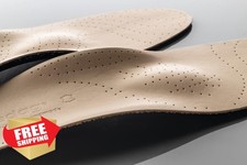 Pedag Viva Leather Arch Support Tan Men 18/EU 51 Plantar Fasciitis Odor Control