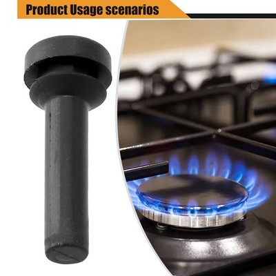 Schwarze Gummifüße WB02X24790 für for ge Gas Range Brenner - Packung mit 4 Stück