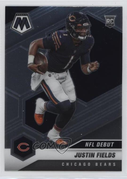 2021 Panini Mosaic NFL Debut Justin Fields #242 Rookie RC 19l7