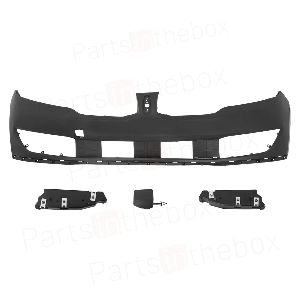 Front Bumper Cover w/Bracket Tow Hook Cap For 2016-2018 Lincoln MKX FO1000712 Foto 3 de 4