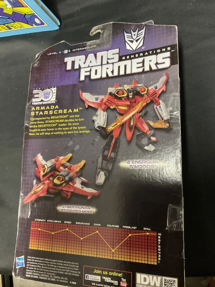 Transformers Generations Armada Starscream Deluxe Class 2014 30th Hasbro - Image 2 of 3
