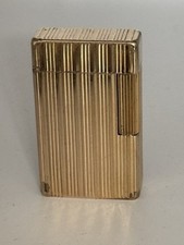 S. T. Dupont Feuerzeug Groß Gold Vergoldet Vintage Luxus Sammlerstück ✅
