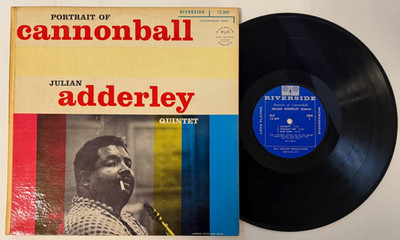 Portrait of Cannonball Adderley LP - Riverside RLP 12-269 DG ~ Bill Evans VG++