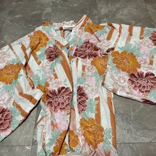 For summer orange pattern yukata