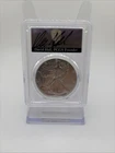 2024-(P) $1 Silver Eagle with "EAGLE PRIVY" FDOI - David Hall Signed - PCGS MS70