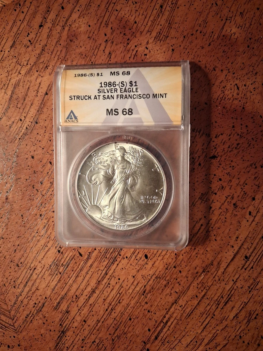 American Eagle ANACS 1986 Silver Bullion Coins for sale | eBay