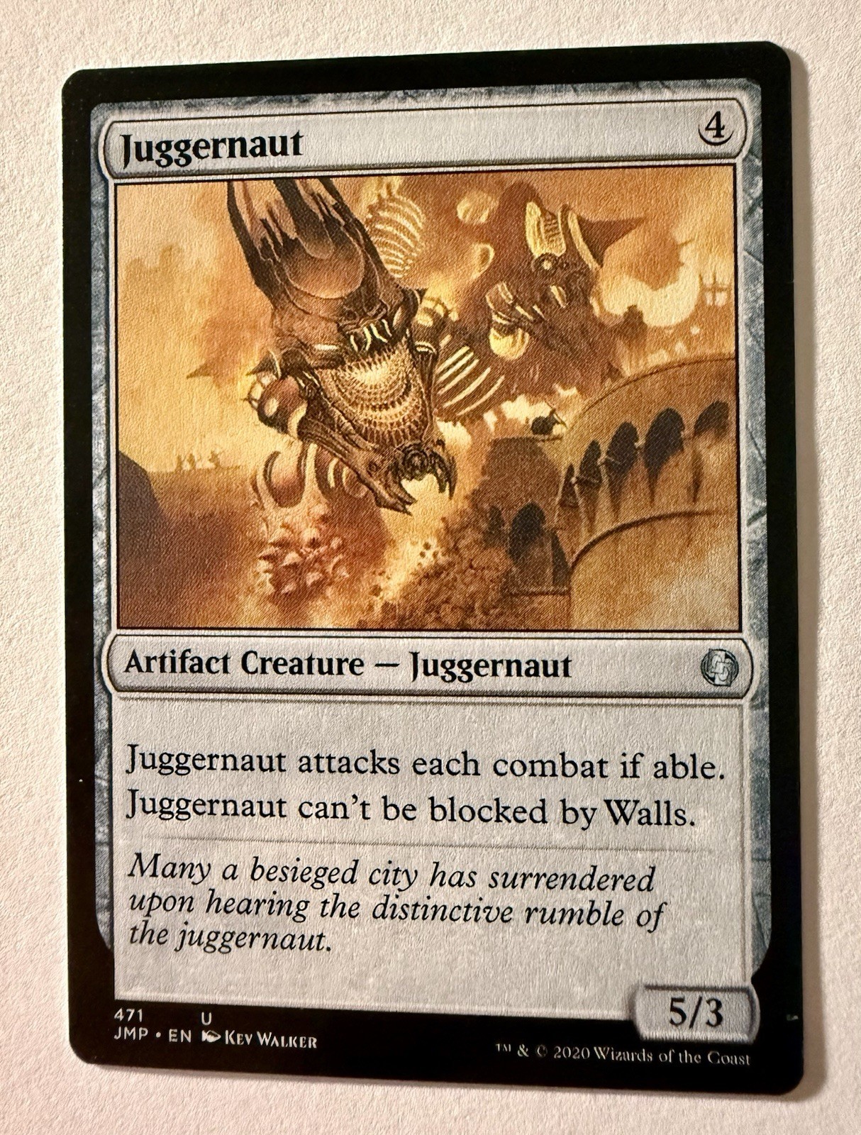 Magic the Gathering MTG Juggernaut (471) Jumpstart  NM