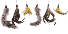 The Natural Pet Company Cat Toys Feather Refill 6 Pack - Add Life to Your...