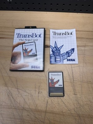 Sega Master System Card Transbot Complete in Box with Sleeve