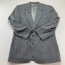 Austin Reed London England Mens 42R Gray Sport Coat Jacket Tailored USA